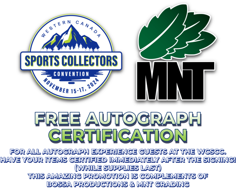 WCSCC MNT Free Autograph Certification Promotion